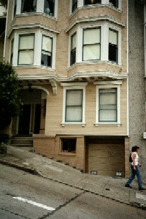 Steep street in San Francisco