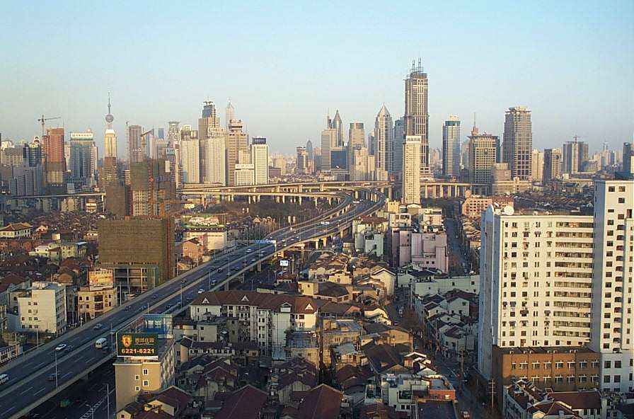 Shanghai skyline - from here it looks pretty much the same in any direction...